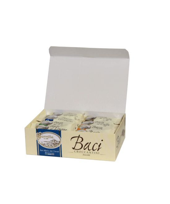 Baci Borrillo Croccanti Assortiti 450 g | Quattro Gusti