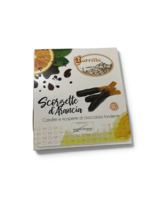 Scorzette d’Arancia Borrillo 200 g al Cioccolato