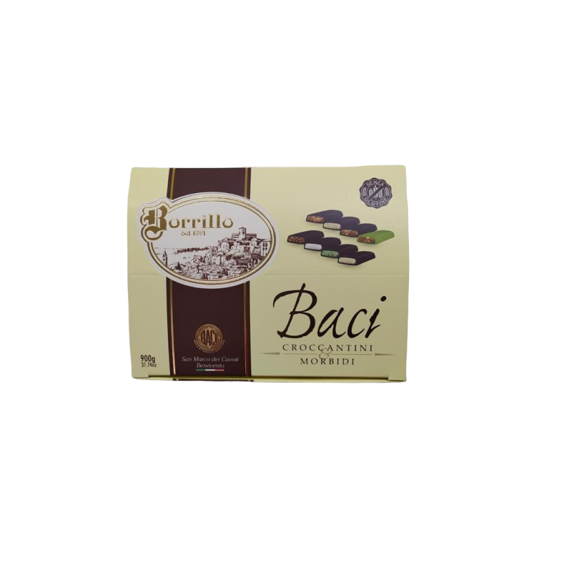 Confezione Baci assortiti – 900gr 8 gusti - Torroni Baci Borrillo