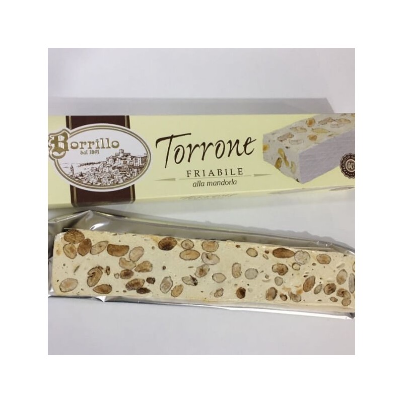 Stecca Torrone Friabile alla Mandorla - Borrillo