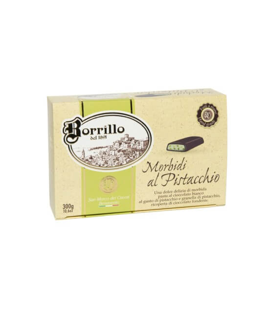 Baci Borrillo al Pistacchio 300 g | Torroncini Morbidi
