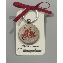 Portachiave di legno personalizzato