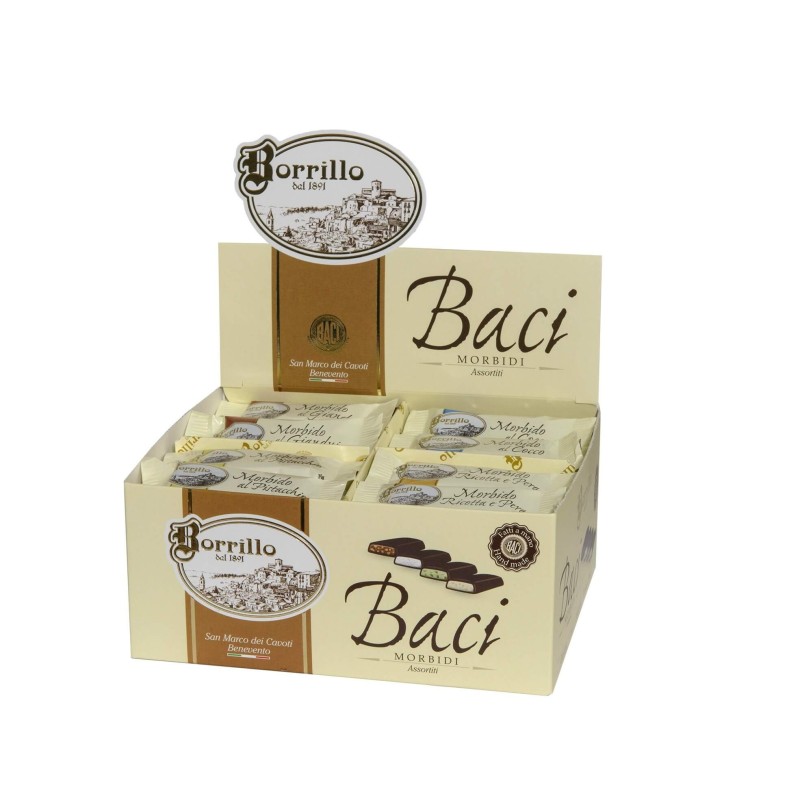 Confezione Baci Morbidi assortiti - 56pz - Torroni Borrillo
