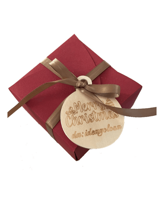 Scatola regalo con Baci Torroncini assortiti - 200gr