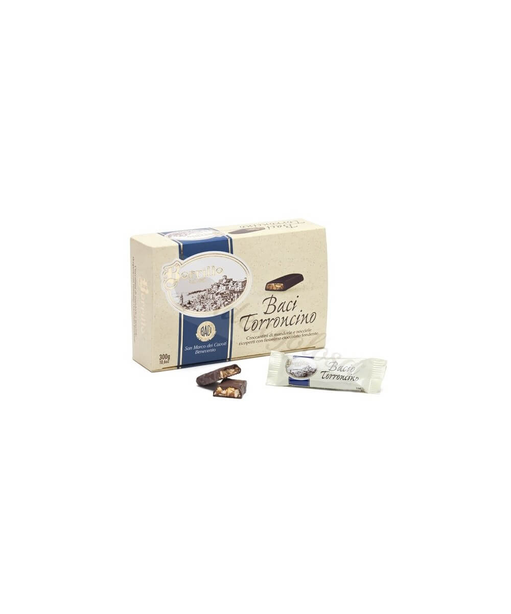 Confezione regalo Baci Torroncino 300g - incarto Natalizio
