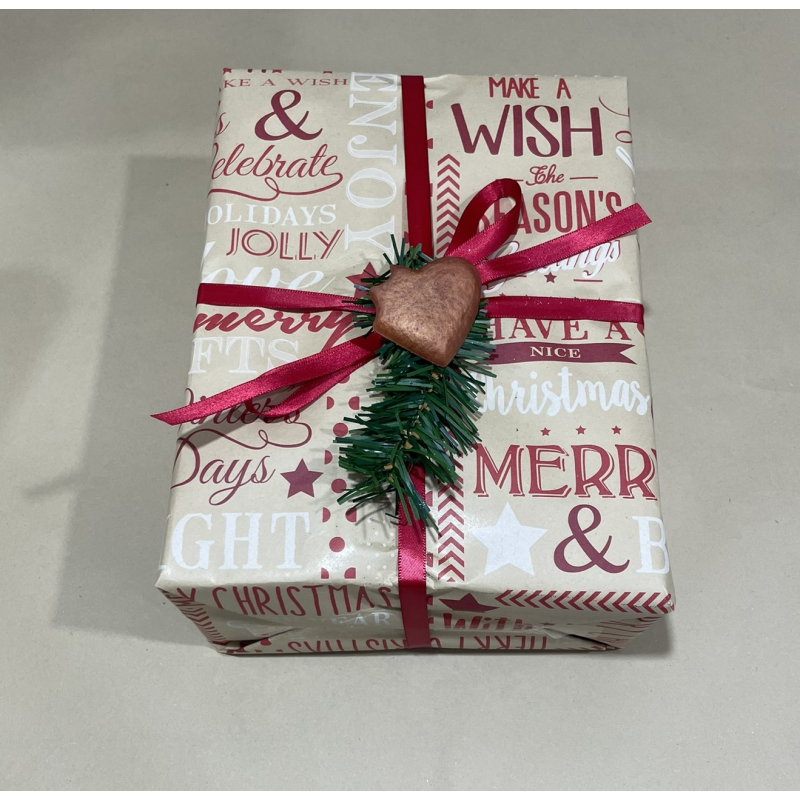 Pacco da 4 confezioni Baci Borrillo incarto Natalizio