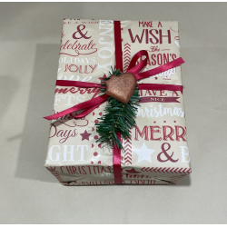 Pacco da 4 confezioni Baci Borrillo incarto Natalizio