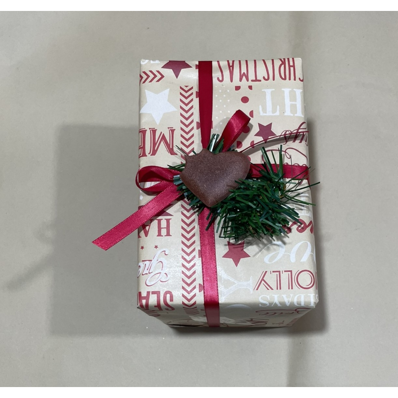 Pacco da 2 confezioni Baci Borrillo incarto Natalizio