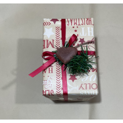 Pacco da 2 confezioni Baci Borrillo incarto Natalizio