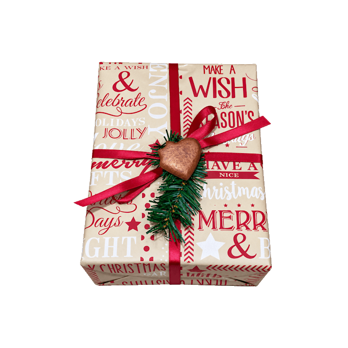 Confezione regalo con Baci Borrillo 900gr