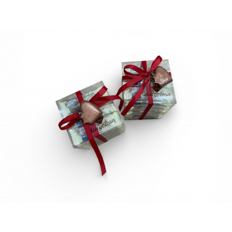 Confezione trasparente - 30 pezzi Baci Assortiti